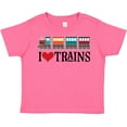 thumbnail image 3 of Inktastic I Love Trains Boys or Girls Toddler T-Shirt, 3 of 5