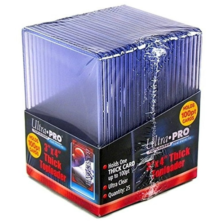 Ultra Pro 3X4 Super Thick Toploaders 130pt Point 1 Pack of 10 for