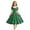 Green, variant on Girls Dresses Vintage Polka Dot Dress, Short Sleeve Style Peter Pan Collar A-Line Midi Dress, Retro Swing Dress for Kids Party Daily Wear(Watermelon Red,11-12 Years)