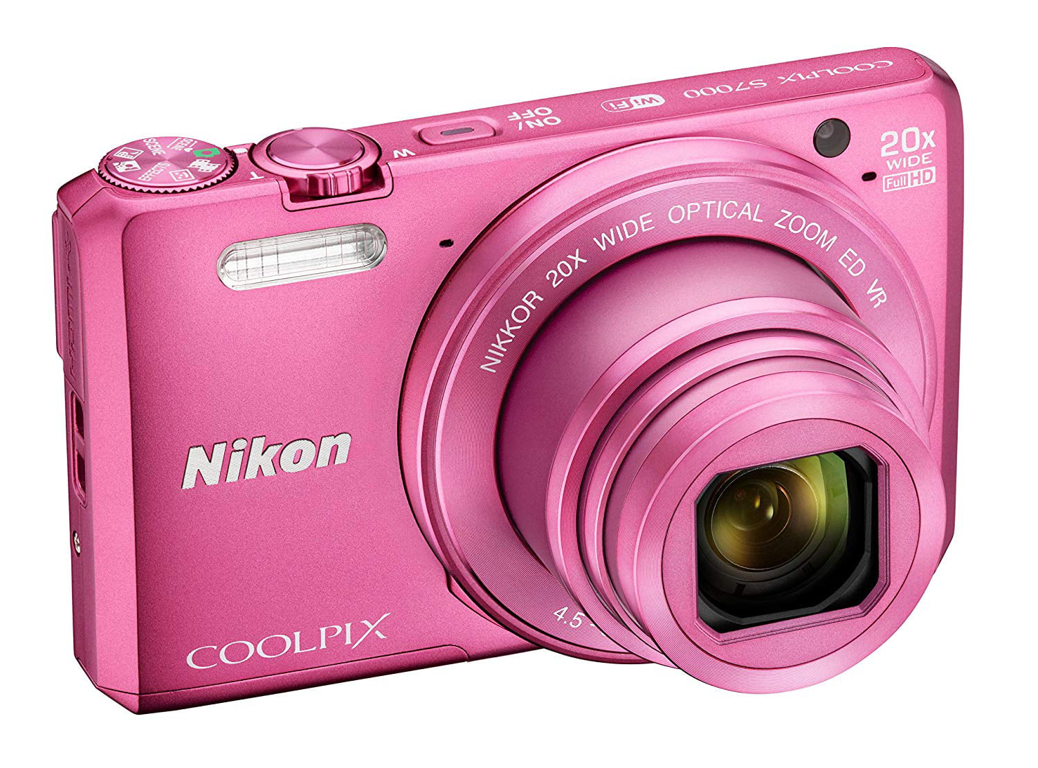 Nikon COOLPIX S7000 Digital Camera (Pink) with 20x Optical Zoom and  Built-In Wi-Fi