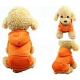 thumbnail image 3 of Jecikelon Winter Dog Hoodie Sweaters with Pockets Warm Dog Clothes for Small Dogs Chihuahua Coat Clothing Puppy Cat Custume, 3 of 5