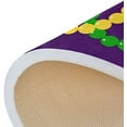 thumbnail image 6 of Coolnut Mardi Gras Door Mats Non-Slip Washable Indoor Outdoor Entrance Welcome Floor Mat for Kitchen Bathroom Bedroom Home Decor,23.6"x15.7", 6 of 6