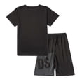 thumbnail image 5 of Gyujnb Boys 2 Piece Summer Athletic Outfit Letter Print Short Sleeve Tee and Workout Shorts Casual Sports Set,13-14 Years, 5 of 5