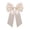 Light White, variant on Large Velvet Christmas Bow 17.72in × 33.46in, Soft Thick Fabric, Sturdy Decorative Bow for Xmas Tree, Wreath, Gifts, Holiday Parties in Deep Green, Wine Burgundy, White