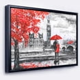 thumbnail image 4 of DESIGN ART Designart 'Couples Walking in London' Landscape Framed Canvas Art Print, 4 of 5