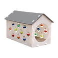 thumbnail image 1 of Cama para gatos, casa para mascotas, nido, cómodo túnel de juego para mascotas, protector de muebles, caseta para dormir, rascador con garra para, 1 of 8