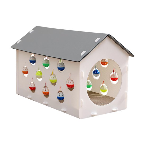 Cama para gatos, caseta para perros pequeños, ligera, para cachorros, suministros para el hogar, juguetes interactivos, rascador para gatos, túnel,