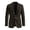 Black & Gold Polka Dot, variant on Uourmeti Polka Dot Polyester Blazers with Slim Fit, Lightweight Classic Fit Breathable Jacket Suits for Business