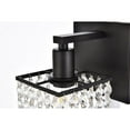 thumbnail image 5 of Phineas 1 light bath sconce in black with clear crystals, 5 of 7