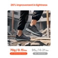 thumbnail image 3 of VEVOR Steel Toe Shoes for Men, US Size 11 Wide, Men’s Cushion Sport Safety Toe Athletic Work Shoe, Indestructible Safety Sneakers Lightweight,Breathable Industry Construction Work Shoes, Black, 3 of 9
