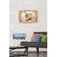 thumbnail image 2 of Keith Kimberlin - Puppies - Golden Retrievers Cuddling Wall Poster, 14.725" x 22.375", Framed, 2 of 3