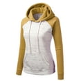 thumbnail image 2 of Doublju Women's Long Sleeve Lightweight Pullover Raglan Hoodie Sweatshirts, 2 of 5