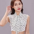 thumbnail image 3 of Zhengup 2PCS Dickey Collar Detachable False Collar Fake Collar Blouse Faux Collar Shirt for Women Girls, 3 of 8