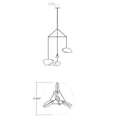 thumbnail image 2 of Sonneman 2902.25W Papillons 4 Light 31" Wide Led Suspension Multi Light Pendant - Black, 2 of 2