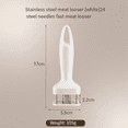 thumbnail image 2 of Meat Tenderizer Needle Stainless Steel Steak Tenderizer Hammer Kitchen Tool Cooking Gadgets Rib Breaker Meat Beater, 2 of 5