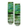 thumbnail image 3 of CafePress - The Japanese Footbridge By Claude Monet - Unisex Novelty Printed Crew Adult Socks, 3 of 5