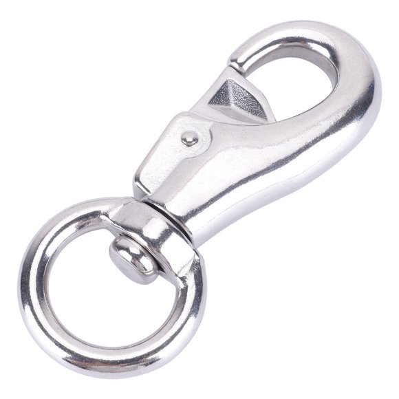 102MM Hanging Chair Swivel Hook Snap Swing Hook Hammock Chair Hanging Accessories for Outdoor and Indoor (Silver, 300KG Weight Limit)