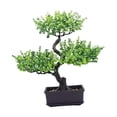 thumbnail image 2 of Bonsái artificial, planta falsa en maceta, multiusos, decorativa, artificial Verde, 2 of 9