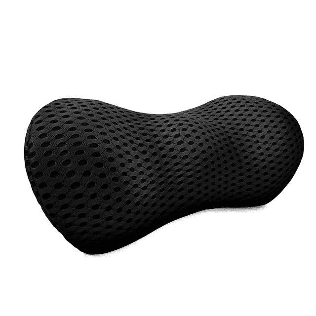 "Almohada Lumbar Cojin Silla Oficina Respaldo Lumbar Auto Malubero, Negra "