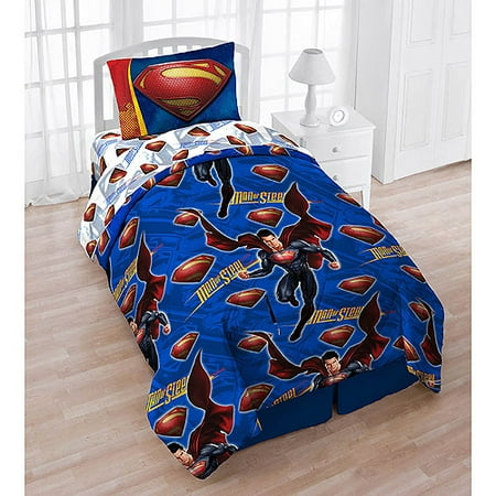 Superman 4-piece Twin Bedding Set With B - Walmart.com