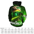 thumbnail image 2 of Ninjago Mens Womens Novelty Hoodie 3D Print Pullover Hooded Long Sleeve Sweatshirts Tops Blouse with Pocket, 2 of 8