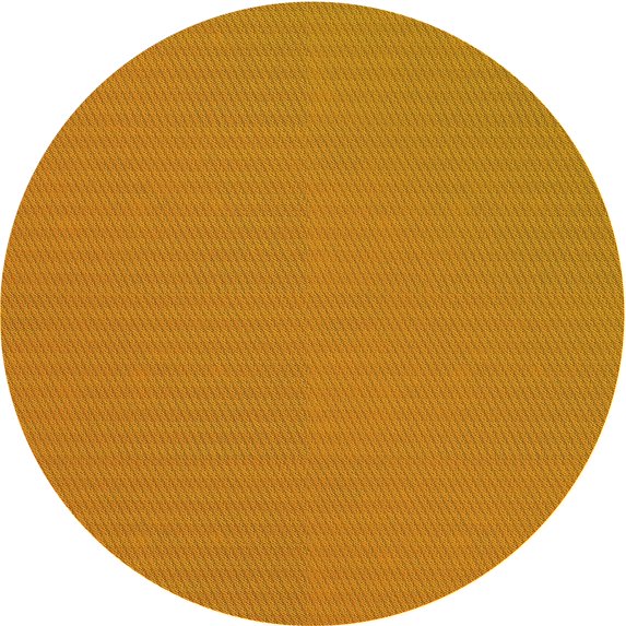 Ahgly Company Indoor Square Patterned Neon Orange Area Rugs, 3' Square