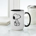 thumbnail image 4 of CafePress - Peanuts Snoopy Mugs - 15 oz Ceramic Large White Novelty Mug, 4 of 4