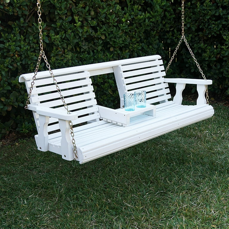 amish swing glider