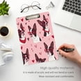 Acrylic Writing Board Gold 12.5*9 Inch Clipboards Transparent Acrylic ...