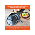 thumbnail image 5 of IMUSA  6.3in Aluminum Nonstick Egg Pan with Cool Touch Handle, Blue/Orange/Red, 5 of 9