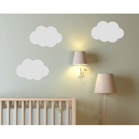 Nursery Wall Stickers Clouds Vinyl Art For Kids Room Decor 3pc 17 Inch Tumbleweed Nursery Wall Stickers Clouds Vinyl Art For Kids Room Decor 3pc 17 Inch Tumbleweed