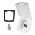 thumbnail image 1 of Gravity Fresh Water Fill Hatch RV Accessories For RV Boat Camper Trailer Inlet Filter Lockable White Caravan Accessories ,Variety of Features, 1 of 7