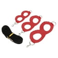 thumbnail image 3 of Pet Traction Rope, Hamster Harness Artificial Leather Easy To Wear Durable  for Small Medium Large Rats Black,Red,Coffee, 3 of 8