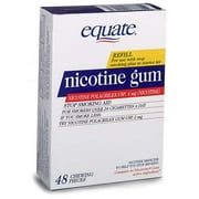 Equate Nicotine Gum, 48-Ct.
