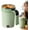 Green, variant on Automatic Self-Stirring Coffee Mug with Lid, USB Charging Smart Mixing Cup with Temperature Display, Stainless Steel Insulated Electric Mixing Cup for Coffee, Tea, and Protein Powder
