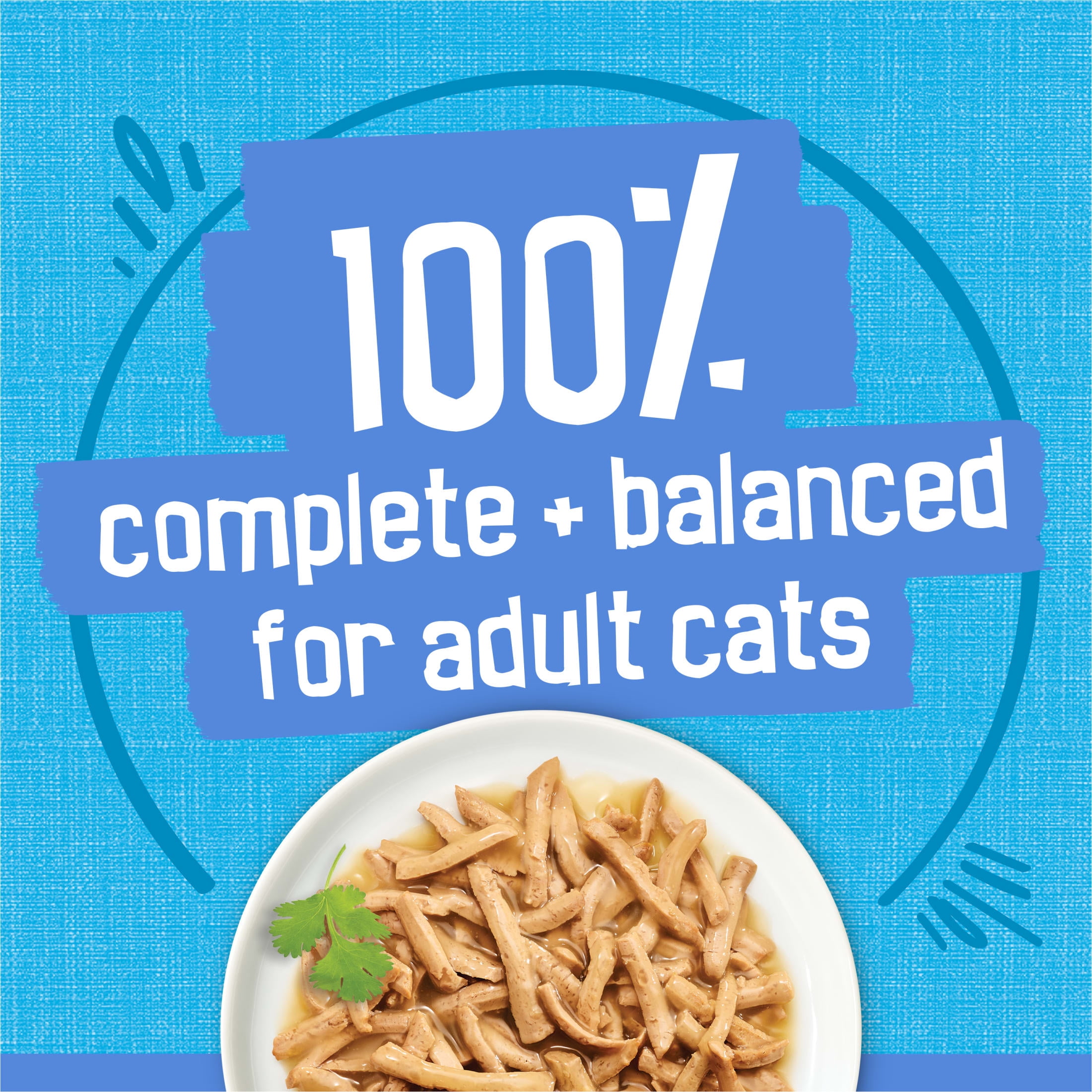 (24 pack) Purina Friskies Shreds, Ocean Whitefish and Tuna in Sauce, Wet Cat Food, 5.5 oz Can