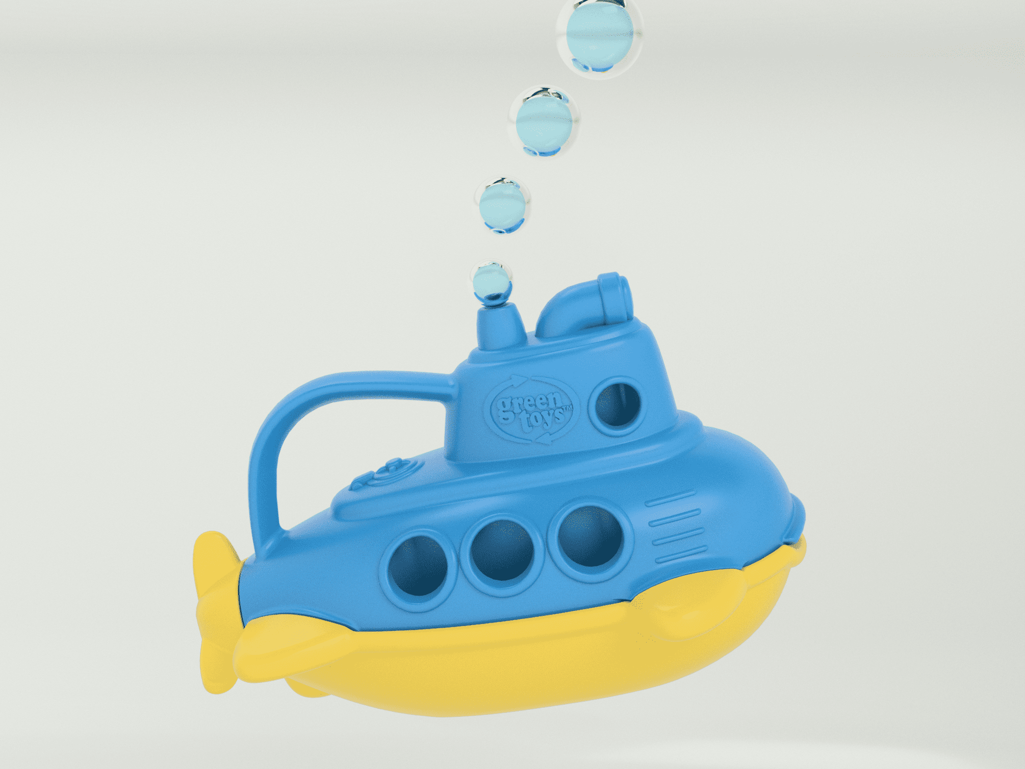 (4 pack) Green Toys Bubbling Submarine