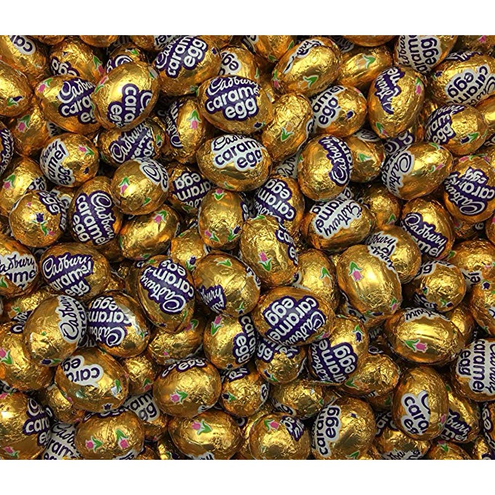 CADBURY Caramel Mini Eggs, Milk Chocolate Easter Candy, 2LBS Walmart