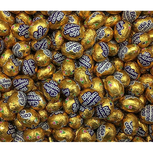 CADBURY Caramel Mini Eggs, Milk Chocolate Easter Candy, 2LBS