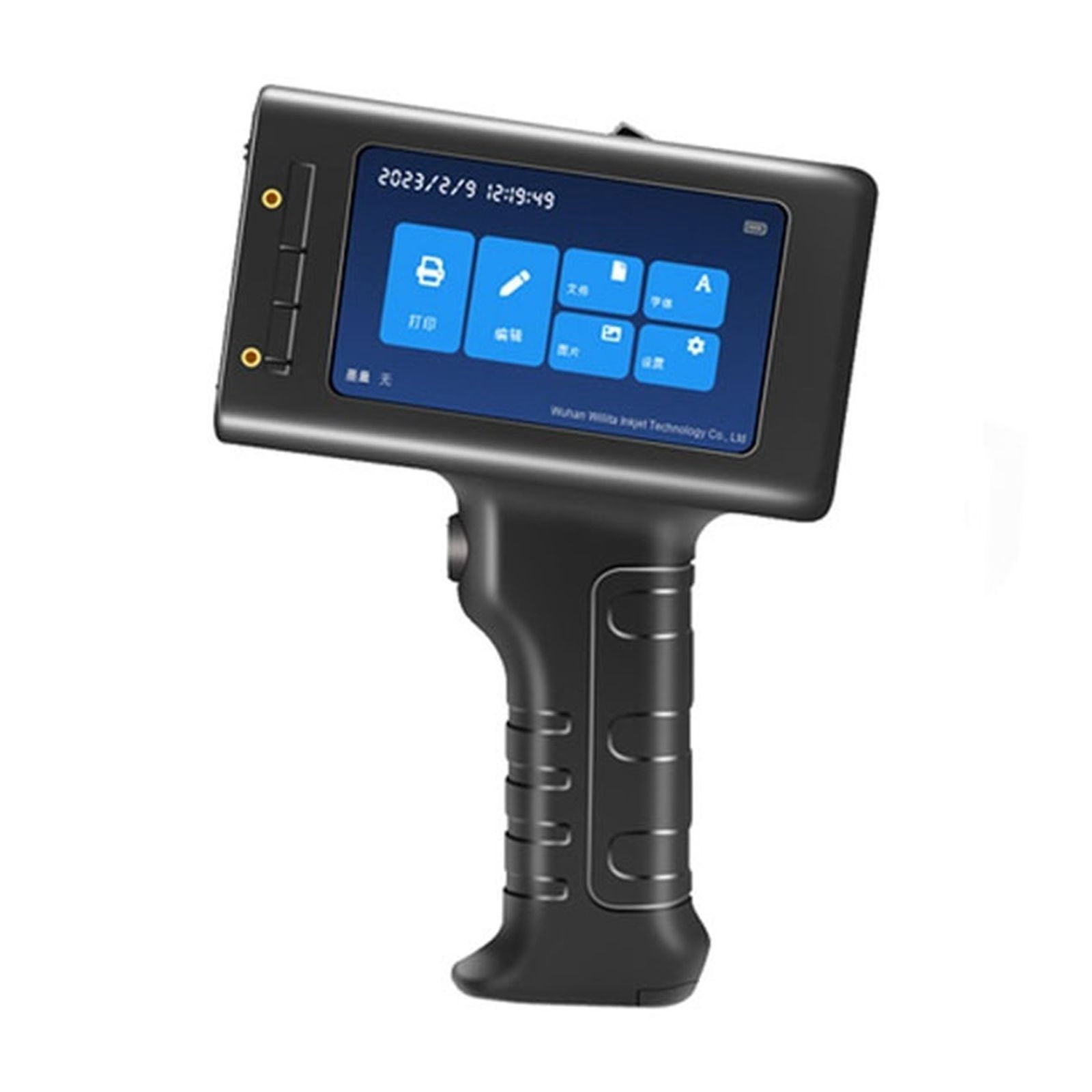 12.7mm Label Printer Smart Handheld Inkjet Printer Qr Bar Lot Code Logo Coding Machine For Glass ,Versatile Surface Compatibility