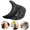 thumbnail image 2 of Cojín para reposacabezas de gel para salón, almohada para el cuello con cuenco de champú de silicona antideslizante, herramienta para lavabo para lavado de cabello para salón y hogar, color negro, 1, 2 of 6