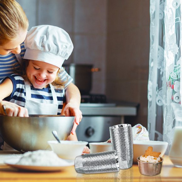 Dvkptbk Baking Paper Cup Large Flanged Cake Cups Multicolor Baking Desserts High Temperature Cake Cups Home & Garden