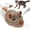 Sienna Brown, variant on Squeaky Moving with Dynamic Magic Tail, Automatic Self Play Interactive for Indoor Cats, Motion Activated Mice for Kitten(Gray)