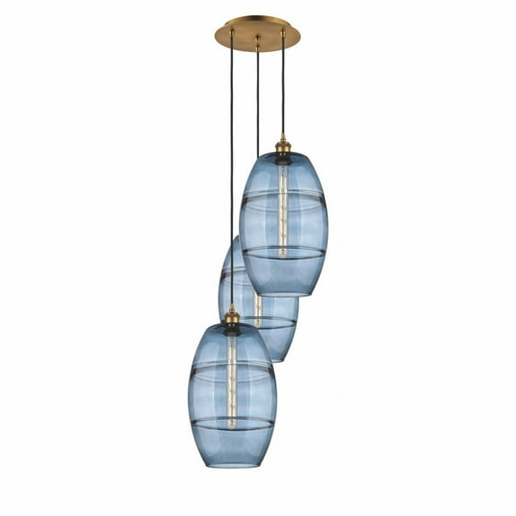 Innovations Lighting - Vaz - 3 Light Cord Hung Multi Pendant In Industrial