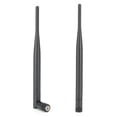 thumbnail image 1 of Fdit 2PCs Router Antenna Durable WIFI System 6DB High Gain 2.4/5.8G Dual‑Band SMA Inner Hole,8209,Antenna, 1 of 10