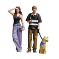 thumbnail image 2 of Figuras a escala 1:18: Niño paseando al perro y niña con bolso. Decoración de tren y ferrocarril. Accesorio para diorama DIY. Figura pequeña pintada., 2 of 8