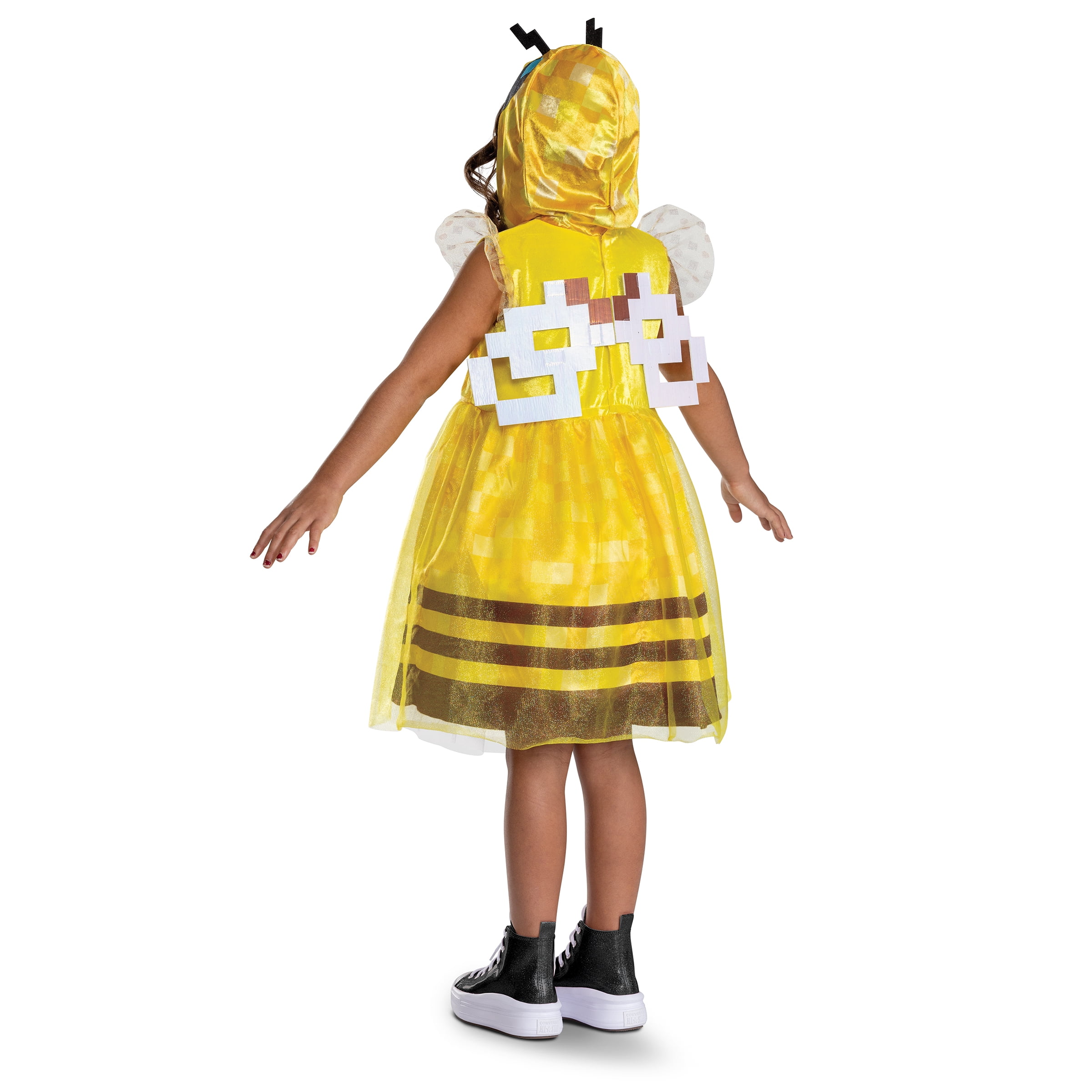 Minecraft Bee Halloween Costume for Children, Girls Size L (10/12), by Disguise