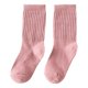 thumbnail image 1 of Calcetines para niños en tubo Algodón peinado Calcetines cómodos con patrón de rayas lisas para niños de 7 a 10 años 17 a 22 cm / 6,7 a 8,7 pulgadas Longitud del pie, 1 of 5