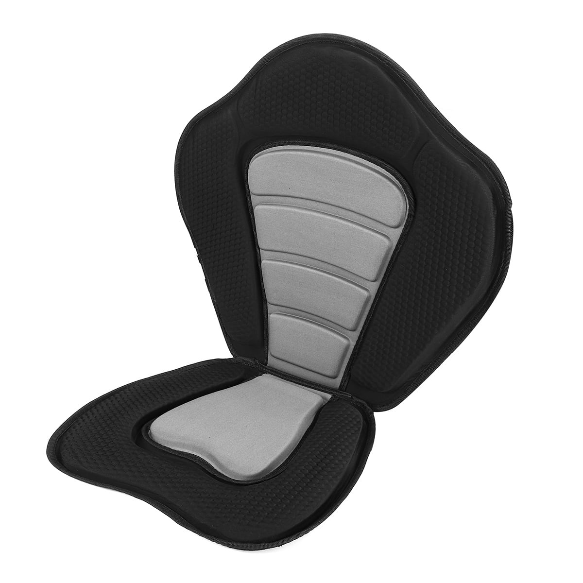 Deror Canoe Seat Backrest Adjustable Kayak Non-slip Comfortable Pad Black 