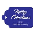 thumbnail image 1 of 100 PCS Custom Made Hang Paper Tags Personalized Celebrating Merry Christmas Gift Tags, 1 of 1